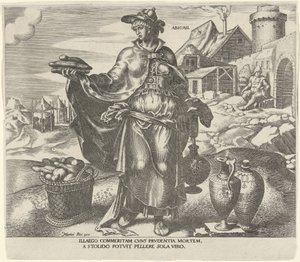 Abigael Abigail (título sobre el objeto) Ocho mujeres famosas del Antiguo y Nuevo Testamento (título de la serie)