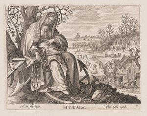 Hyems, de Four Seasons de Philips Galle