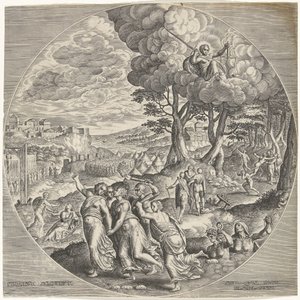 Edad de Hierro
Ferreum saeculum (título en el objeto)
Las cuatro edades (título de la serie) de Philips Galle