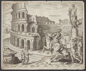 El Coliseo en Roma de Philips Galle