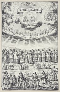 El Señor asignando deberes a los tres estados de Philips Galle