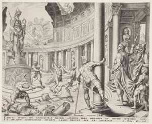 La destrucción del templo de Astarté, Quemos y Milcom