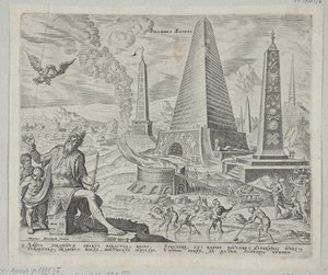 Las pirámides de Egipto de Philips Galle
