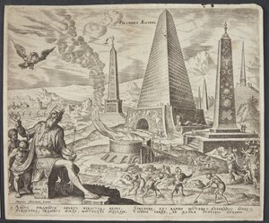 Las pirámides de Egipto de Philips Galle
