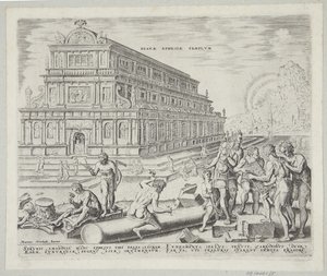 El templo de Diana en Éfeso de Philips Galle