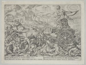El triunfo de la muerte de Philips Galle