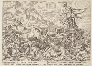 El triunfo de la muerte de Philips Galle