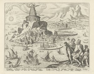 Faro de Alejandría Pharos (título sobre el objeto) Las ocho maravillas del mundo (título de la serie)