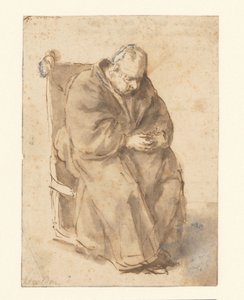 Joost van den Vondel, sentado