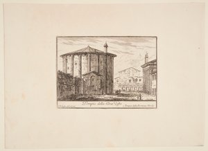 Danés: Templo de la diosa Vesta. 1. Templo de Fortuna Virile