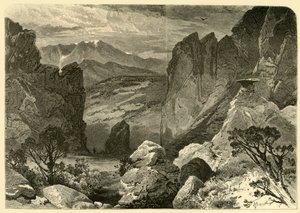 Pico Pike, desde el Jardín de los Dioses, 1874