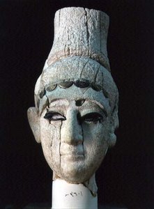 Cabeza de un príncipe o princesa de Ugarit