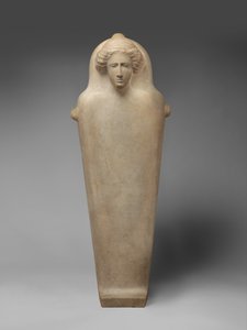Sarcófago antropoide de mármol, c.410 a.C. (mármol de Paros) de Phoenician