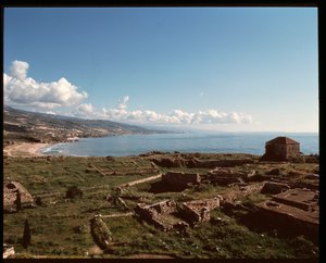 Vista del sitio arqueológico, 3er a 2do milenio a.C. de Phoenician Phoenician