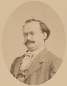 Retrato del compositor Charles Lecocq, 1832-1918, 1866 de Photo studio A. Legras.