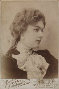 Anastasya Dmitrievna Vyaltseva, 1871-1913, mediados de la década de 1890
