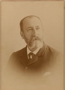 Retrato del compositor Camille Saint-Saëns 1835-1921