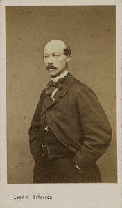 Retrato del compositor Alexandre Batta 1816-1902, c. 1880 de Photo studio Legé and Bergeron.