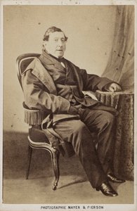 Retrato del compositor Gioachino Antonio Rossini 1792-1868, ca 1860 de Photo studio Mayer and Pierson.