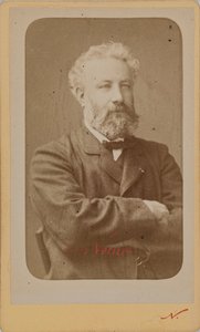 Retrato de Jules Verne de Photo studio Nadar.