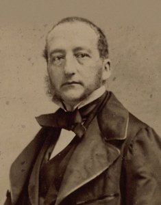 Retrato del pianista y compositor Sigismund Thalberg 1812-1871, ca 1860 de Photo studio Nadar.