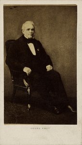 Retrato del dramaturgo y libretista Eugène Scribe 1791-1861, 1860-1861 de Photo studio Paul Émile Pesme.