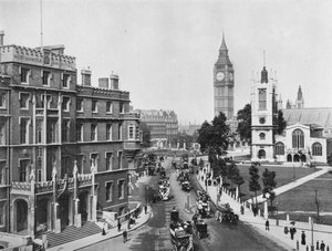 Broad Sanctuary, Westminster, c1910 1911 de Photochrom Co Ltd of London