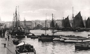El Barbican, Plymouth, Devon de Photochrom Co Ltd of London