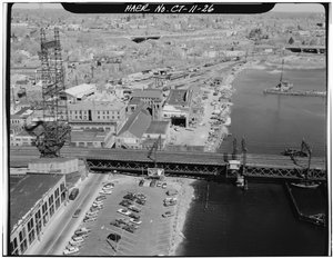 Puente del río Norwalk, Norwalk, Connecticut de Photographer American