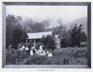 El hogar de un colono en Queensland