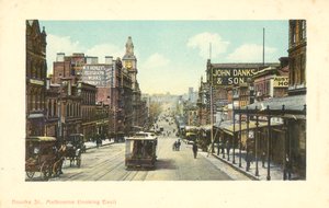 Calle Bourke, Melbourne, Victoria, Australia