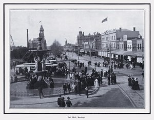 Pall Mall, Bendigo (foto en b/n)