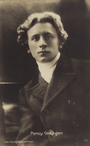Percy Grainger, compositor, arreglista y pianista australiano (1882-1961) (fotografía en blanco y negro) de Photographer Australian