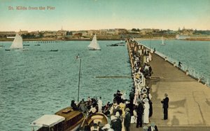 St Kilda desde el muelle, Melbourne, Victoria, Australia de Photographer Australian