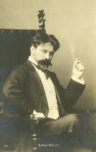 Arthur Nikisch, director de orquesta húngaro (foto b/n)