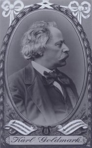 Karl Goldmark, compositor húngaro (foto en blanco y negro)