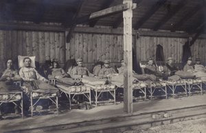 Soldados heridos del ejército austrohúngaro, Primera Guerra Mundial