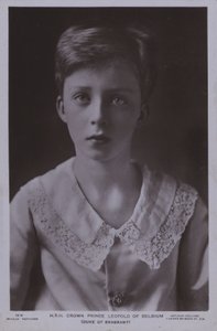 Príncipe heredero Leopoldo, luego Rey Leopoldo III de Bélgica de Photographer Belgian