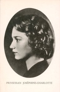 Princesa Josefina Carlota de Bélgica (foto b/n)