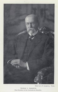 Checoslovaquia: Thomas G Masaryk, Primer Presidente de la República Checoslovaca de Photographer Czech