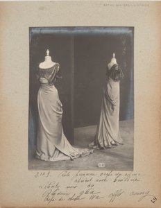 Página de álbum: Casa de Worth, Vestido de baile de Photographer French