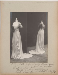 Página de álbum: Casa de Worth, vestido de baile de Photographer French