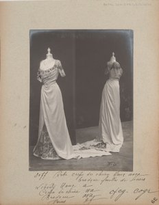 Página de álbum: Casa de Worth, vestido de baile de Photographer French
