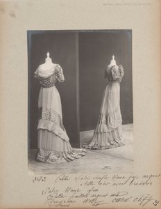 Página de álbum: Casa de Worth, vestido de baile de Photographer French