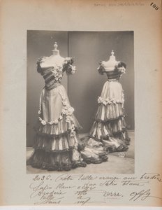 Página de álbum: Casa de Worth, vestido de baile de Photographer French