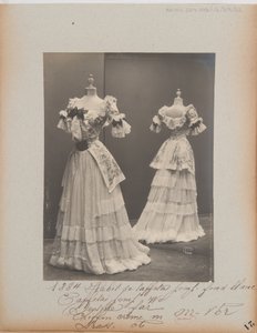 Página de álbum: Casa de Worth, vestido de baile de Photographer French