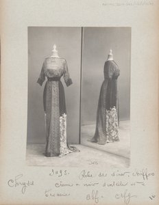 Página del Álbum: Casa de Worth, Vestido de Cena de Photographer French
