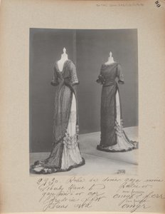 Página de álbum: Casa de Worth, Vestido de cena de Photographer French