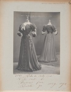Página de álbum: Casa de Worth, vestido de Photographer French