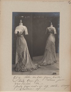 Página de álbum: Casa de Worth, vestido de noche de Photographer French